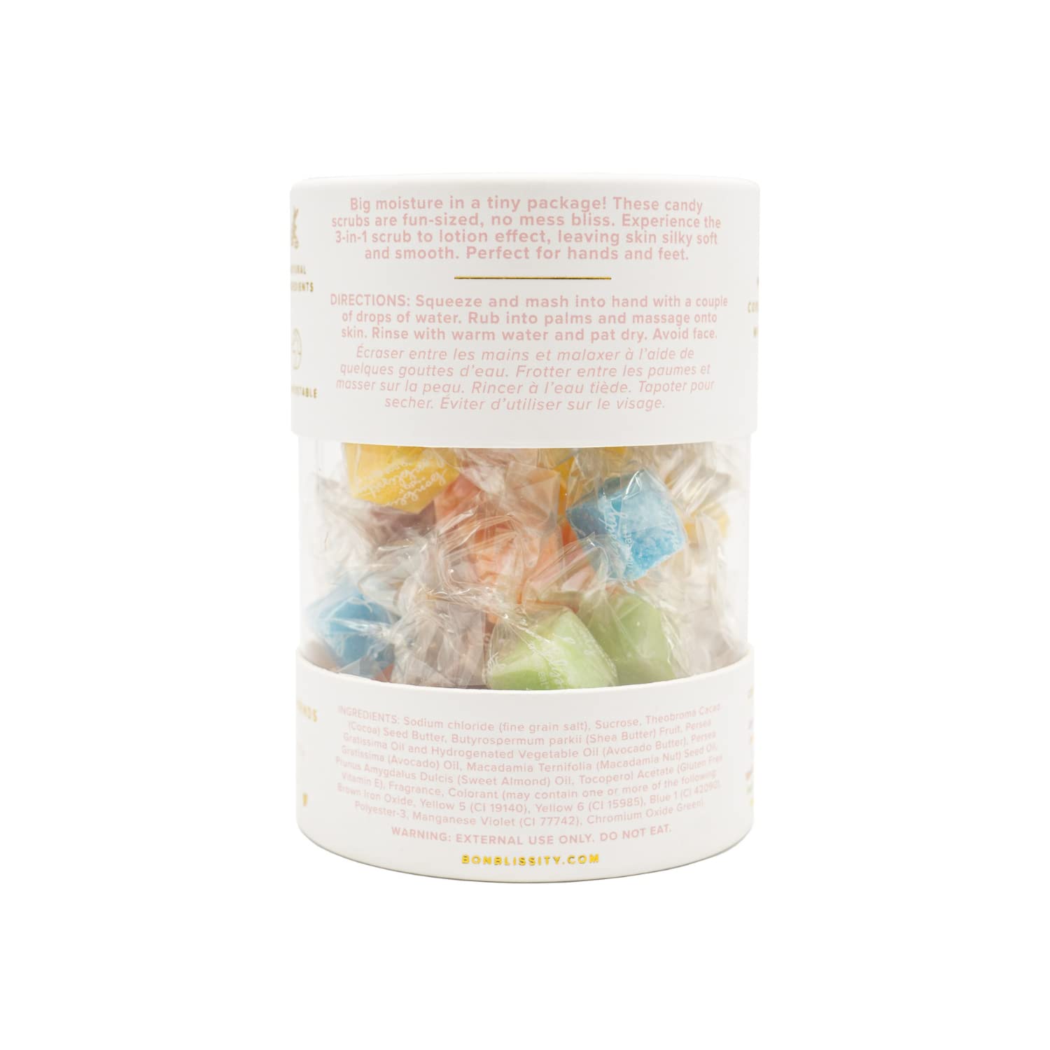 Bonblissity Sugar Cube Candy Scrub