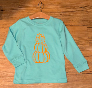 Mint Pumpkin Stack Shirt