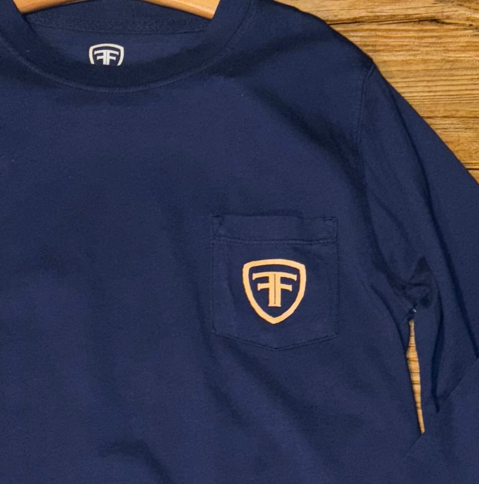 Navy Mallard Pocket Tee