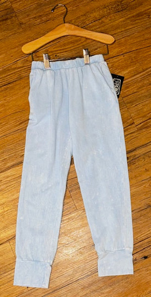 Blue Mineral Wash Jogger