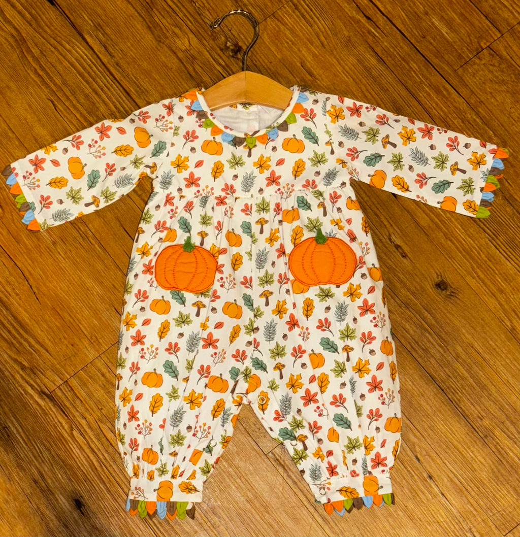 Pumpkin Patch Romper