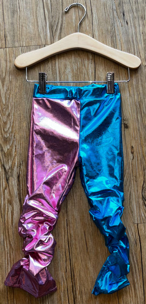 Pink/Blue Color Block Legging