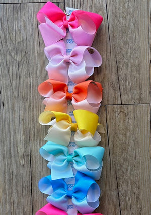 Med Ombre Print Bow